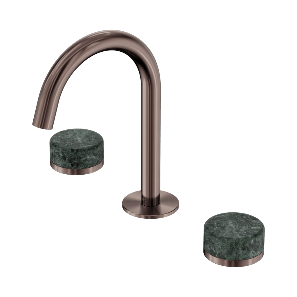 Serenity Basin Set Arc Spout - Hera BathwareMetalChrome