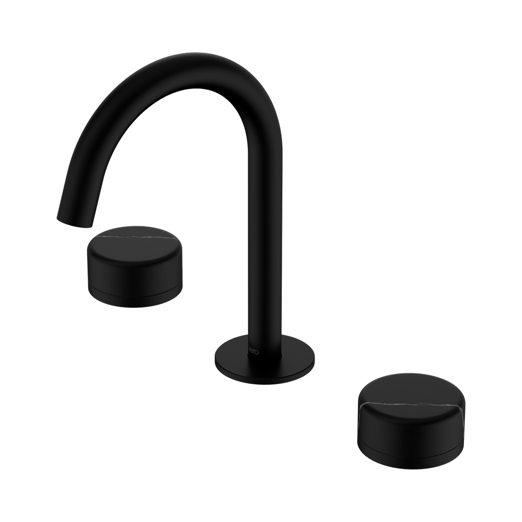 Serenity Basin Set Arc Spout - Hera BathwareMetalChrome