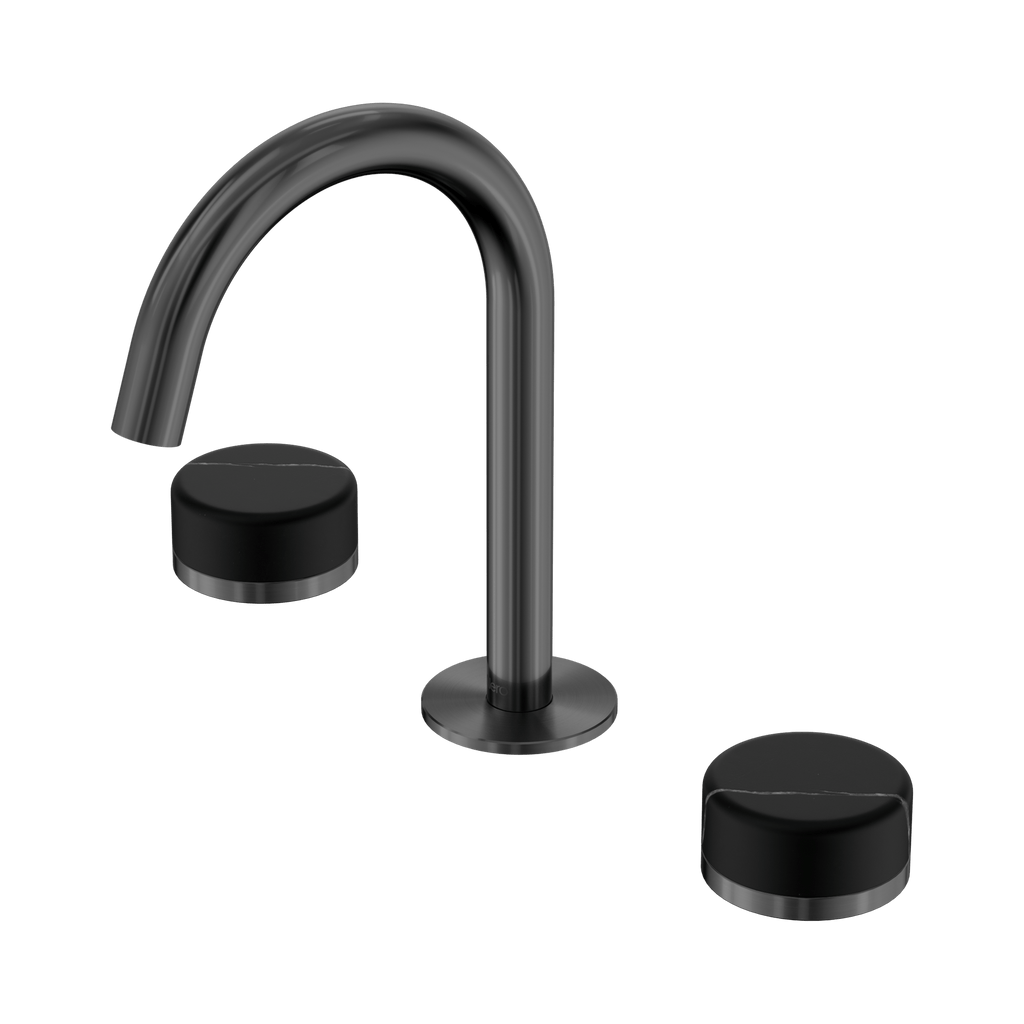 Serenity Basin Set Arc Spout - Hera BathwareMetalChrome