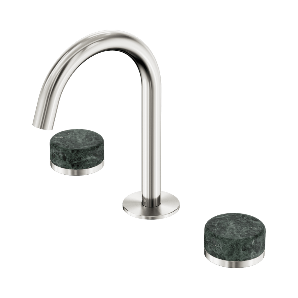 Serenity Basin Set Arc Spout - Hera BathwareMetalChrome