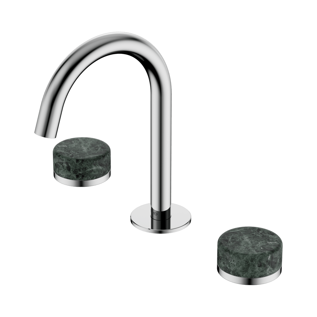 Serenity Basin Set Arc Spout - Hera BathwareMetalChrome