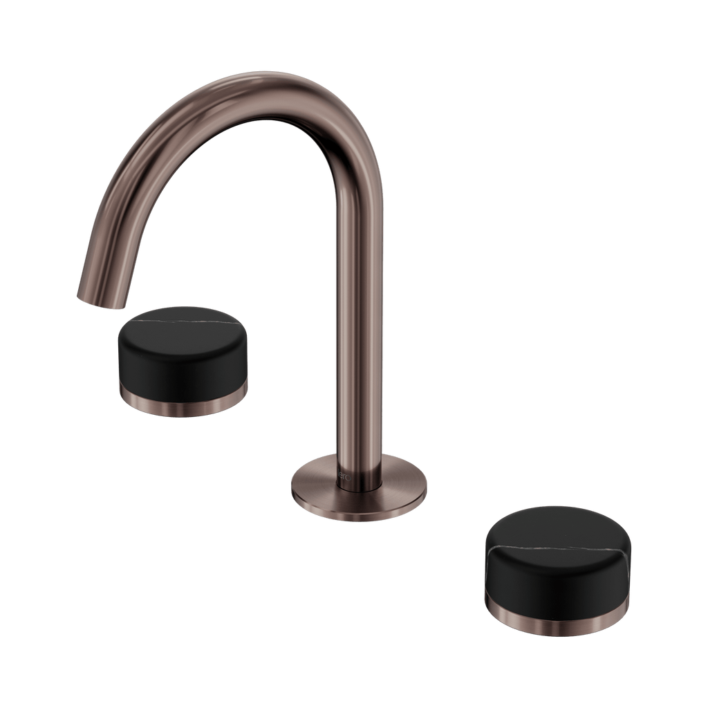 Serenity Basin Set Arc Spout - Hera BathwareMetalChrome