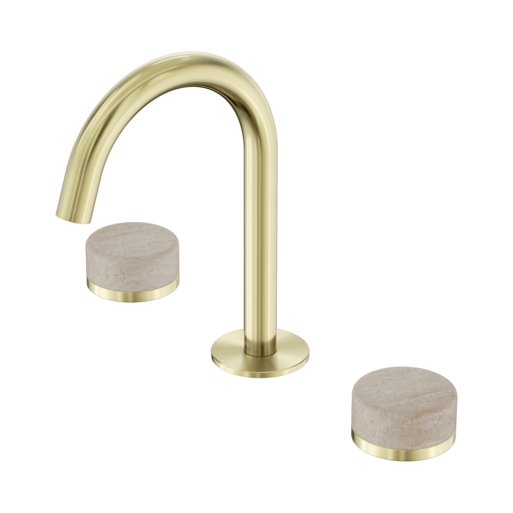 Serenity Basin Set Arc Spout - Hera BathwareMetalChrome