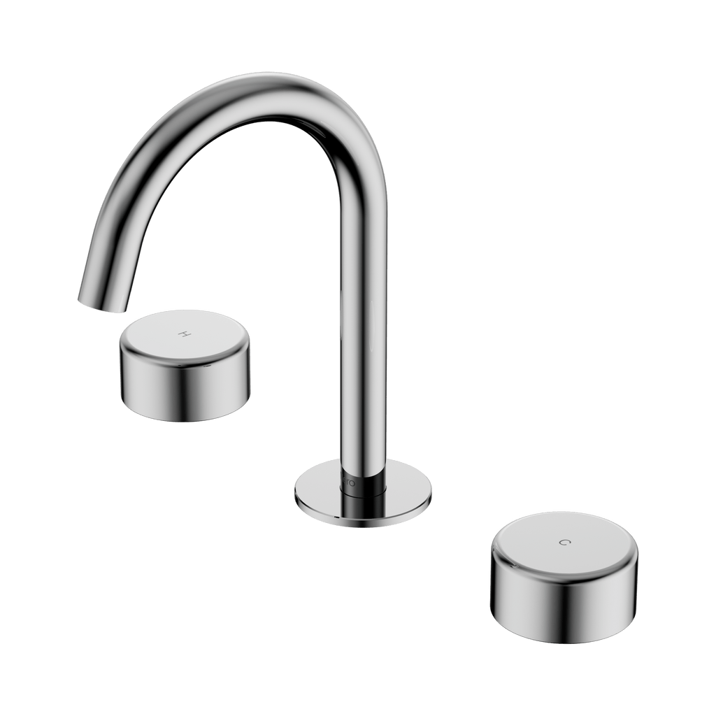 Serenity Basin Set Arc Spout - Hera BathwareMetalChrome