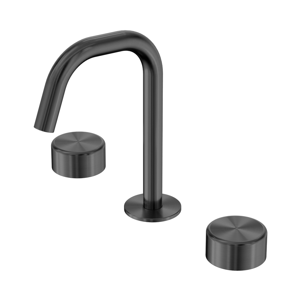 Serenity Basin Set Edge Spout - Hera BathwareMetalGun Metal