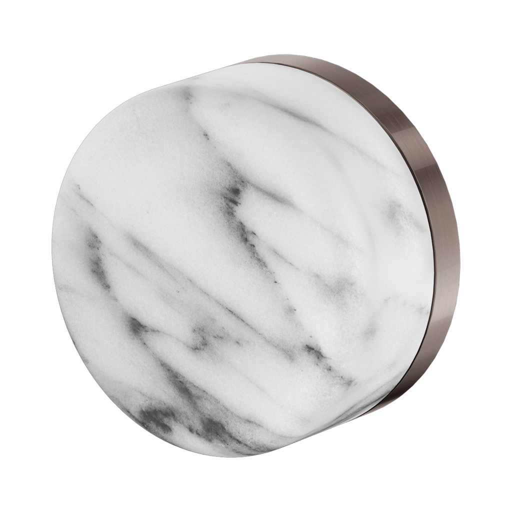 Serenity Carrara Progressive Shower Mixer - Hera BathwareArabescato Corchia (made to order 6 weeks)Brushed Bronze