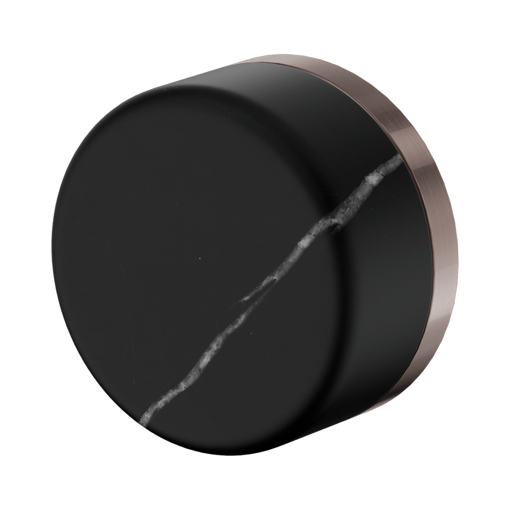 Serenity Carrara Progressive Shower Mixer - Hera BathwareMarquina BlackBrushed Bronze
