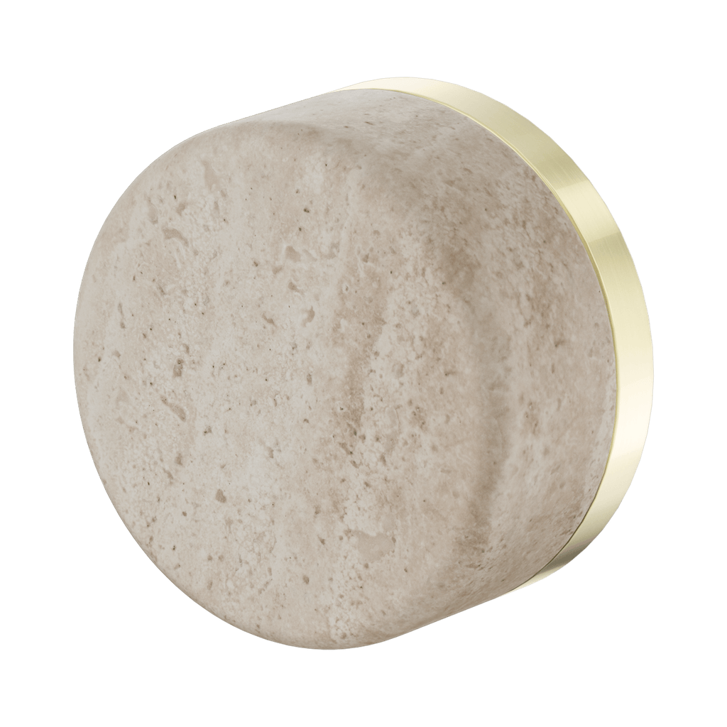 Serenity Carrara Progressive Shower Mixer - Hera BathwareRome TravertineBrushed Gold