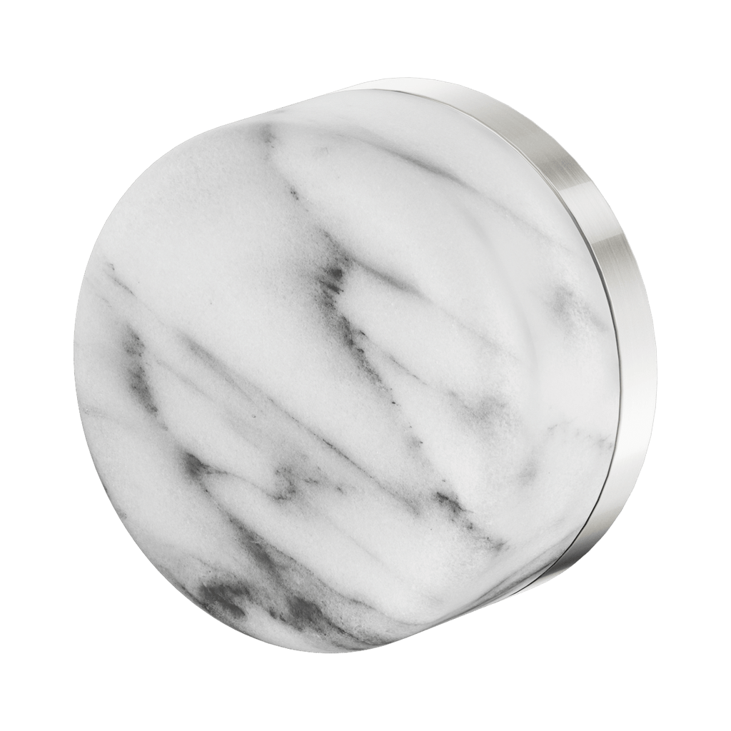 Serenity Carrara Progressive Shower Mixer - Hera BathwareArabescato Corchia (made to order 6 weeks)Brushed Nickel