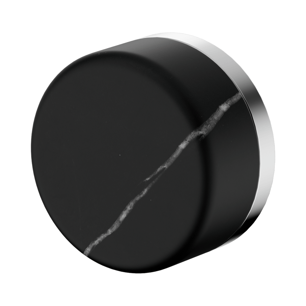 Serenity Carrara Progressive Shower Mixer - Hera BathwareMarquina BlackBrushed Nickel