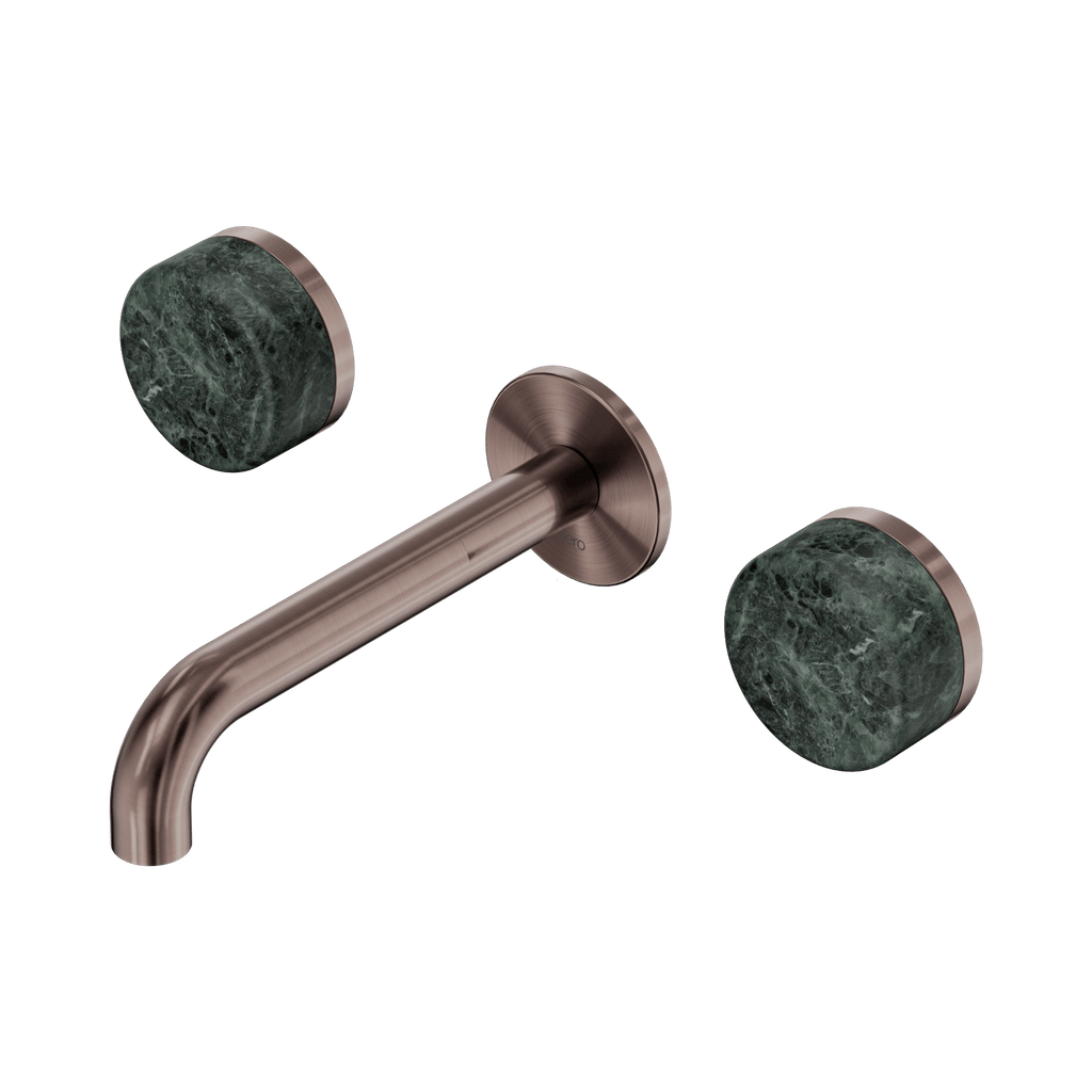 Serenity Wall Basin Set 160mm Spout - Hera BathwareArabesscato CorchiaBrushed Bronze