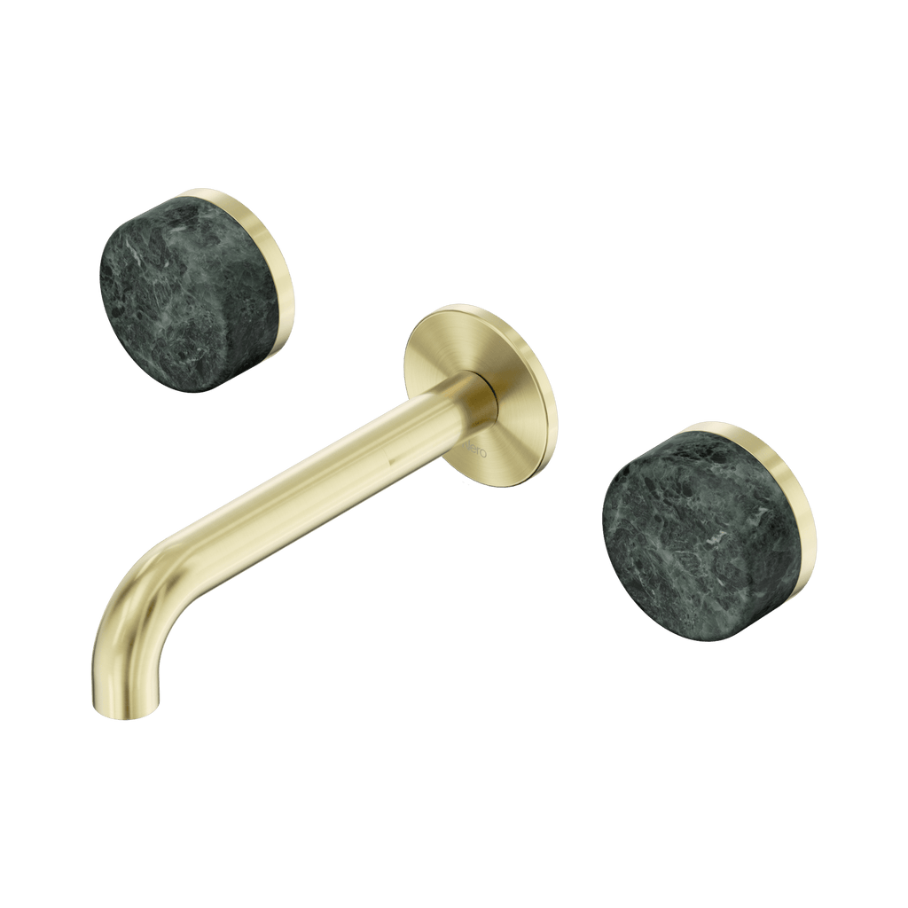 Serenity Wall Basin Set 160mm Spout - Hera BathwareArabesscato CorchiaBrushed Gold