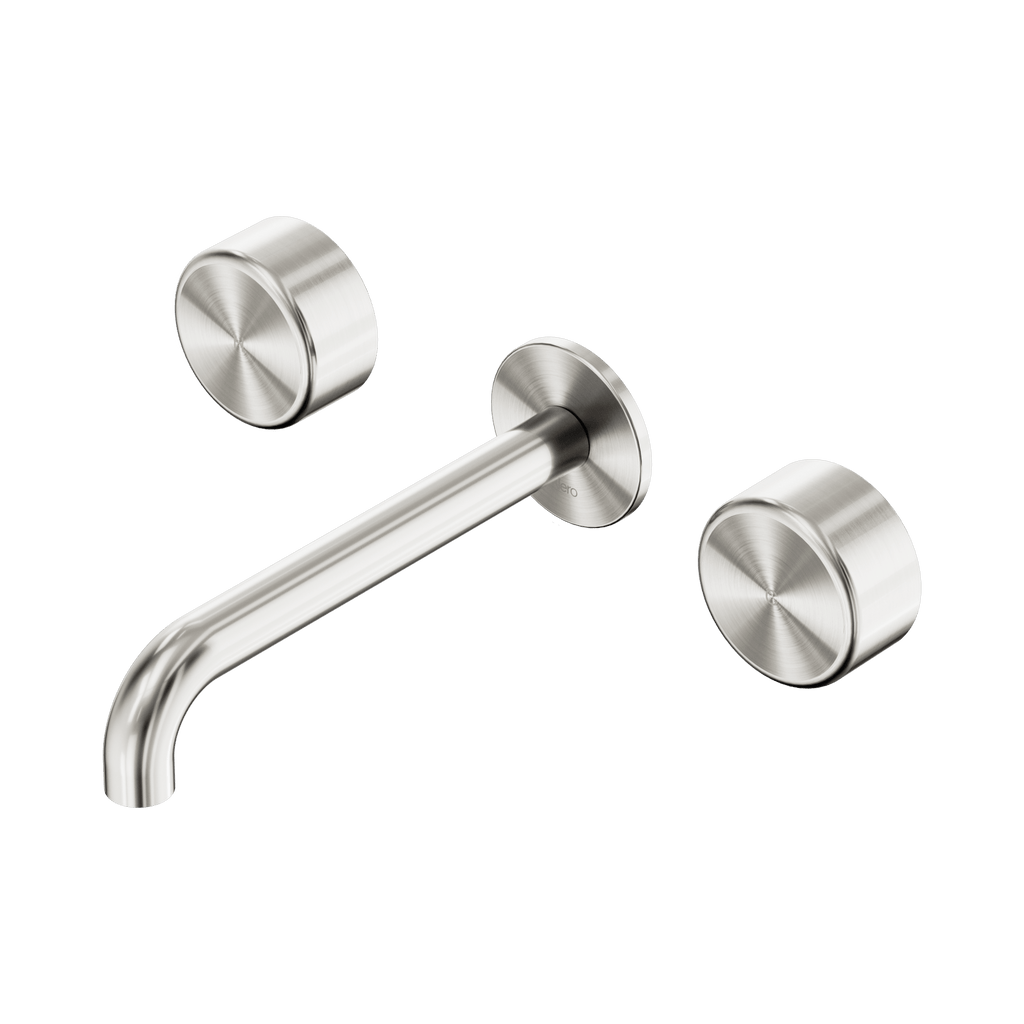 Serenity Wall Basin Set 160mm Spout - Hera BathwareMetalBrushed Nickel