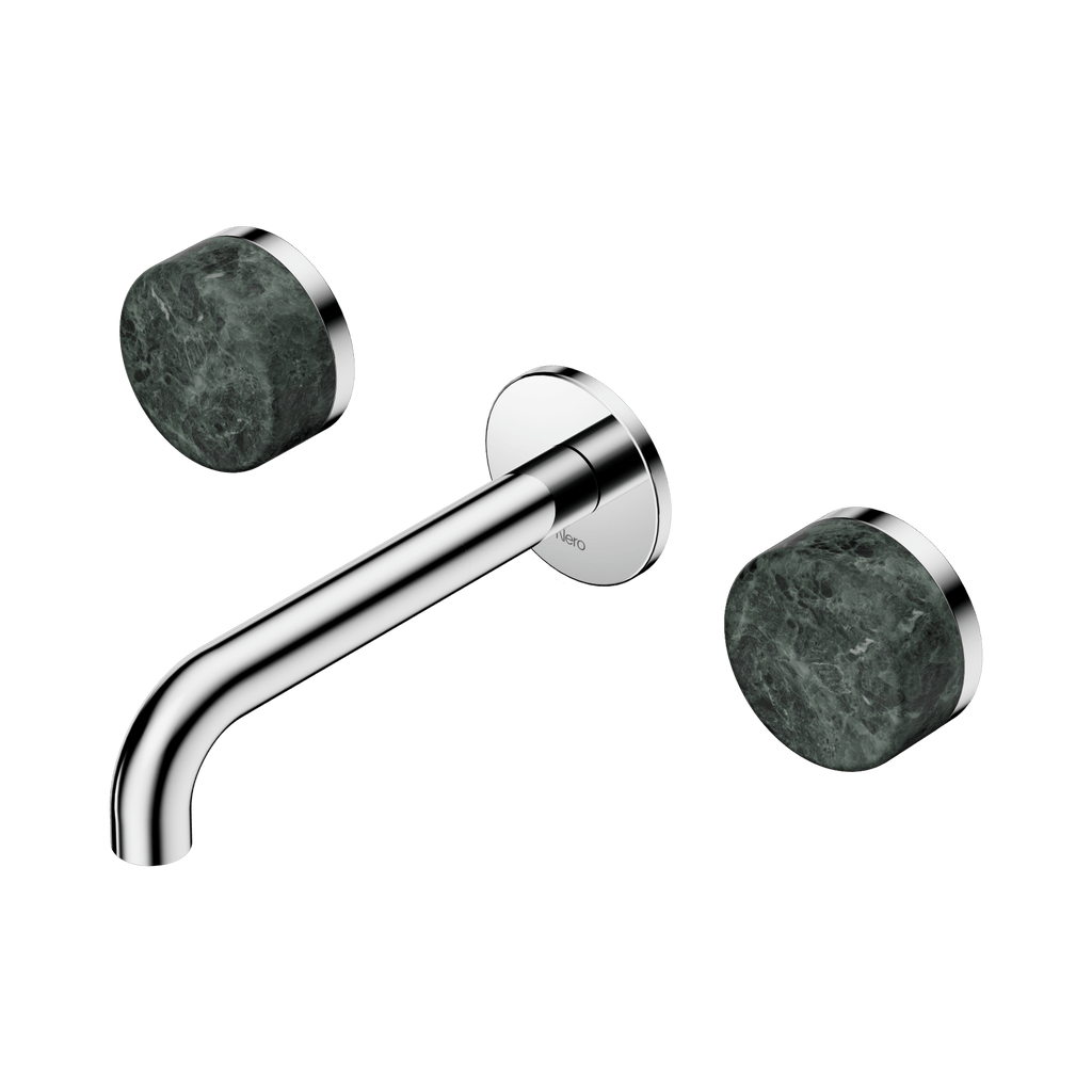 Serenity Wall Basin Set 160mm Spout - Hera BathwareArabesscato CorchiaChrome