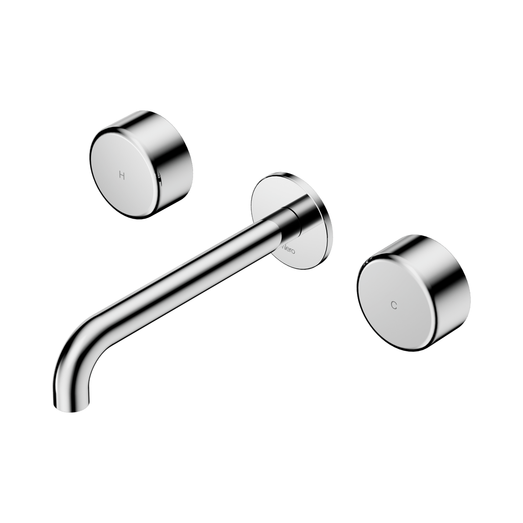 Serenity Wall Basin Set 160mm Spout - Hera BathwareMetalChrome