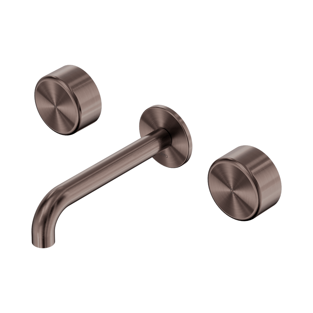 Serenity Wall Basin Set 185mm Spout - Hera BathwareMetalBrushed Bronze