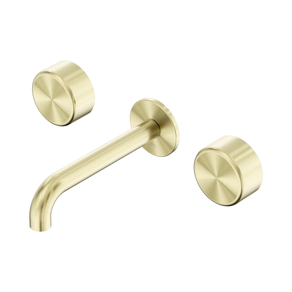 Serenity Wall Basin Set 185mm Spout - Hera BathwareMetalBrushed Gold