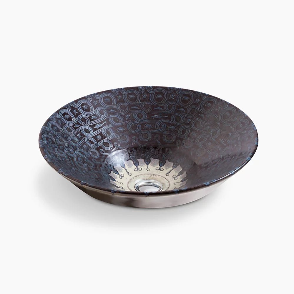 Serpentine Bronze on Conical Bell Vessel - Hera Bathware X Kohler 14223 - SP - G9 |
