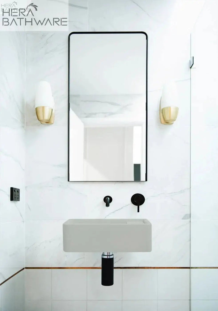 Shelf 01 Basin - Wall Hung - Hera BathwareMorning Mist