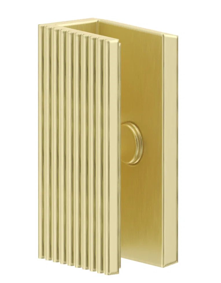 Shower Screen Wall Bracket – Fluted - Hera Bathware X Bella Vista BGP2 - 5025 - 6 - NR - FG | French Gold