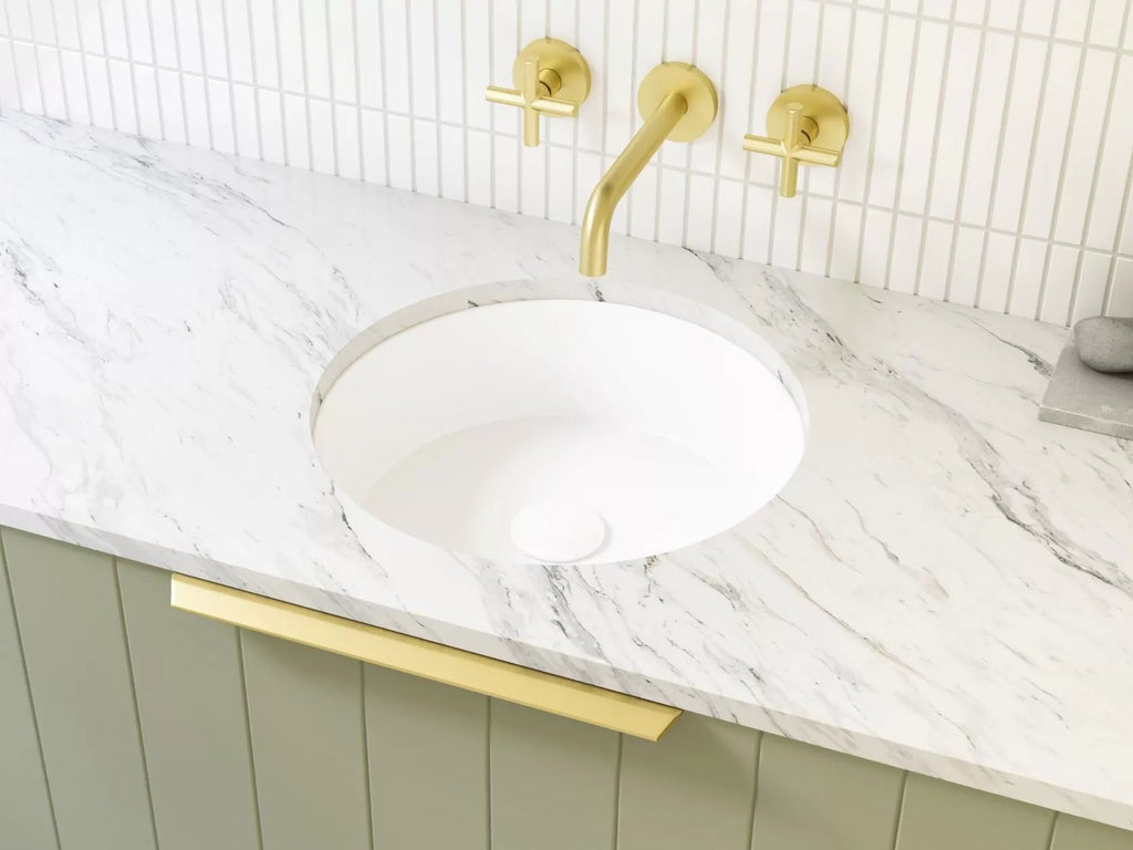 Silksurface 20mm Top Only | Timberline - Hera Bathware600mmPlain Stone Tops