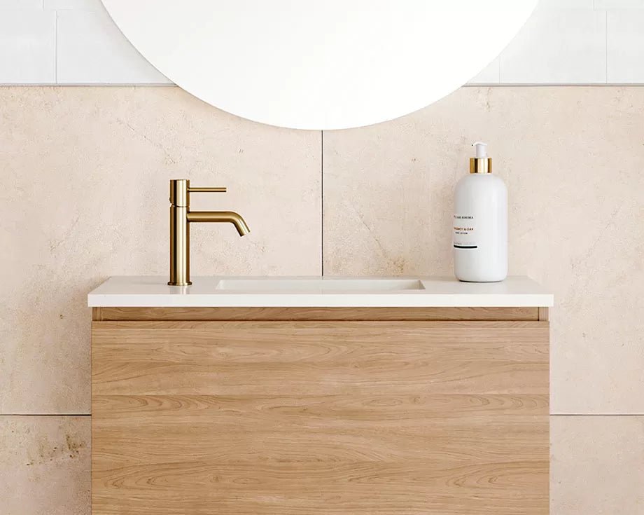Silksurface 20mm Top Only | Timberline - Hera Bathware600mmPlain Stone Tops