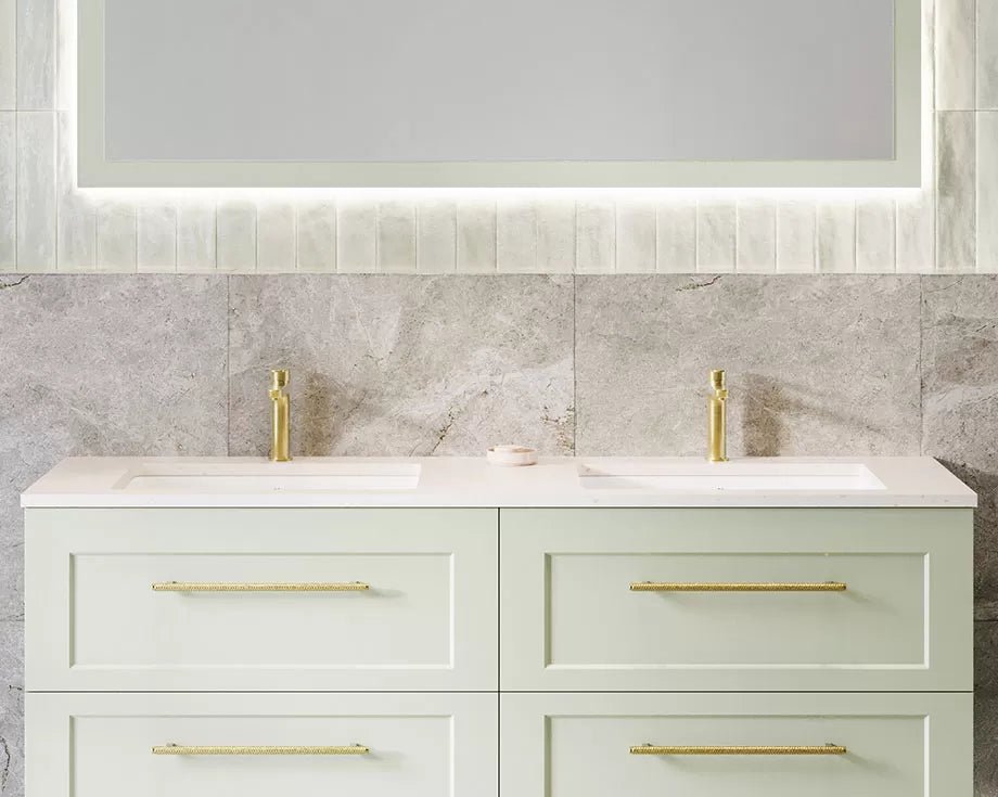 Silksurface 20mm Top Only | Timberline - Hera Bathware600mmPlain Stone Tops