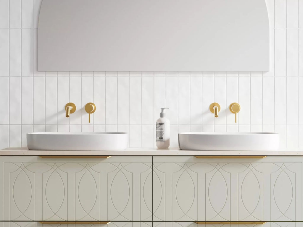 Silksurface 20mm Top Only | Timberline - Hera Bathware600mmPlain Stone Tops