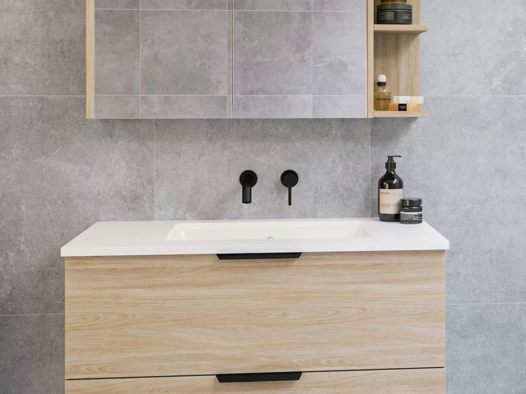 Silksurface 20mm Top Only | Timberline - Hera Bathware600mmPlain Stone Tops