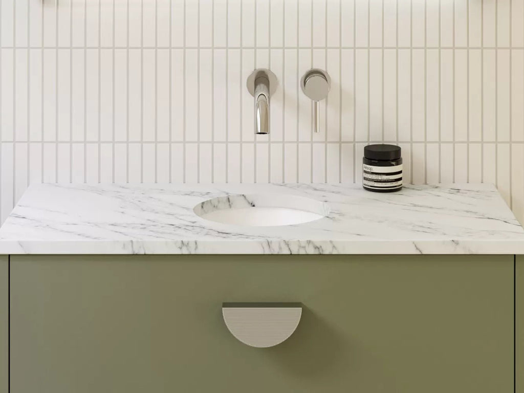 Silksurface 20mm Top Only | Timberline - Hera Bathware600mmUndermount Cut Out