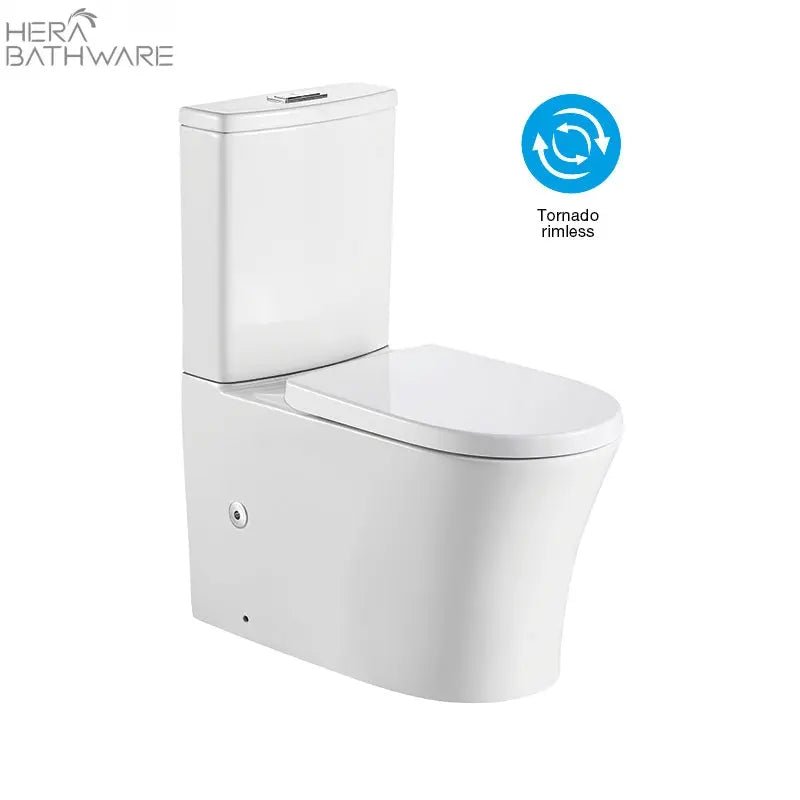 Spoleto Tornado Rimless Toilet - Hera BathwareR&T Cistern