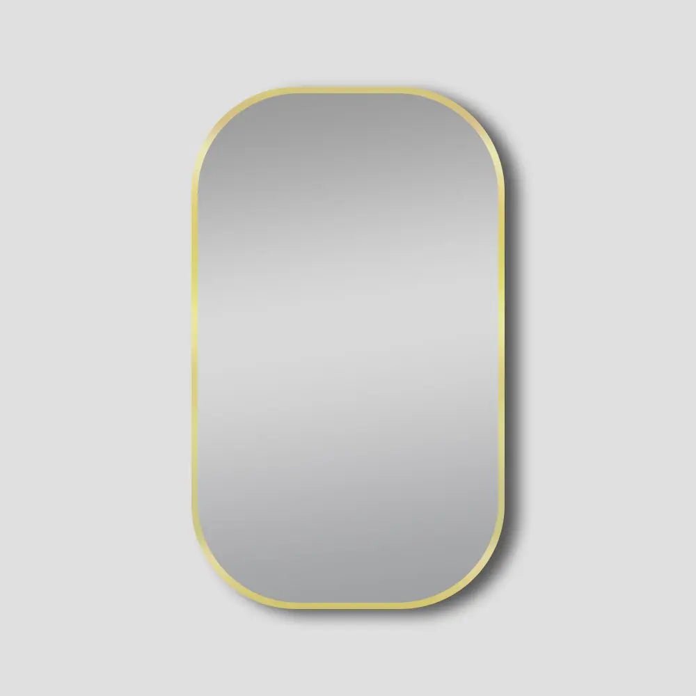 Square Brushed Aluminium Framed Mirror 450/600mm - Hera Bathware450*750mmBlack