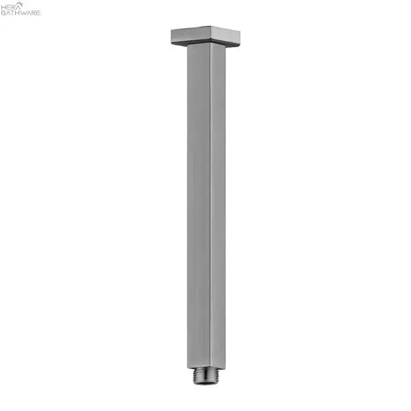 SQUARE Ceiling arm 300mm length - Hera BathwareGun Metal