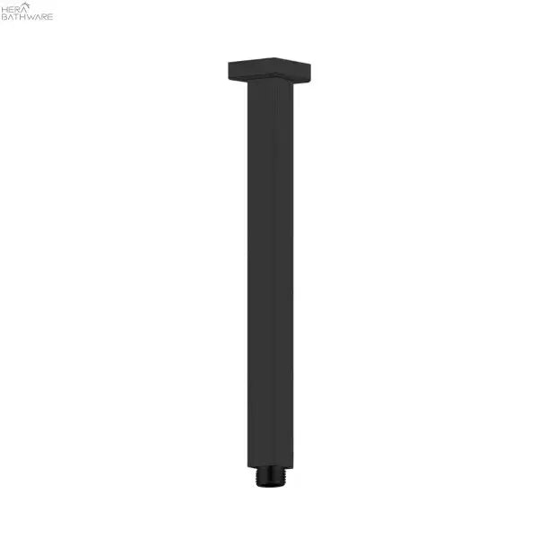 SQUARE Ceiling arm 300mm length - Hera BathwareMatte Black