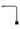 Square High - Rise Swivel Hob Spout - Matte Black - Hera BathwareMatte Black