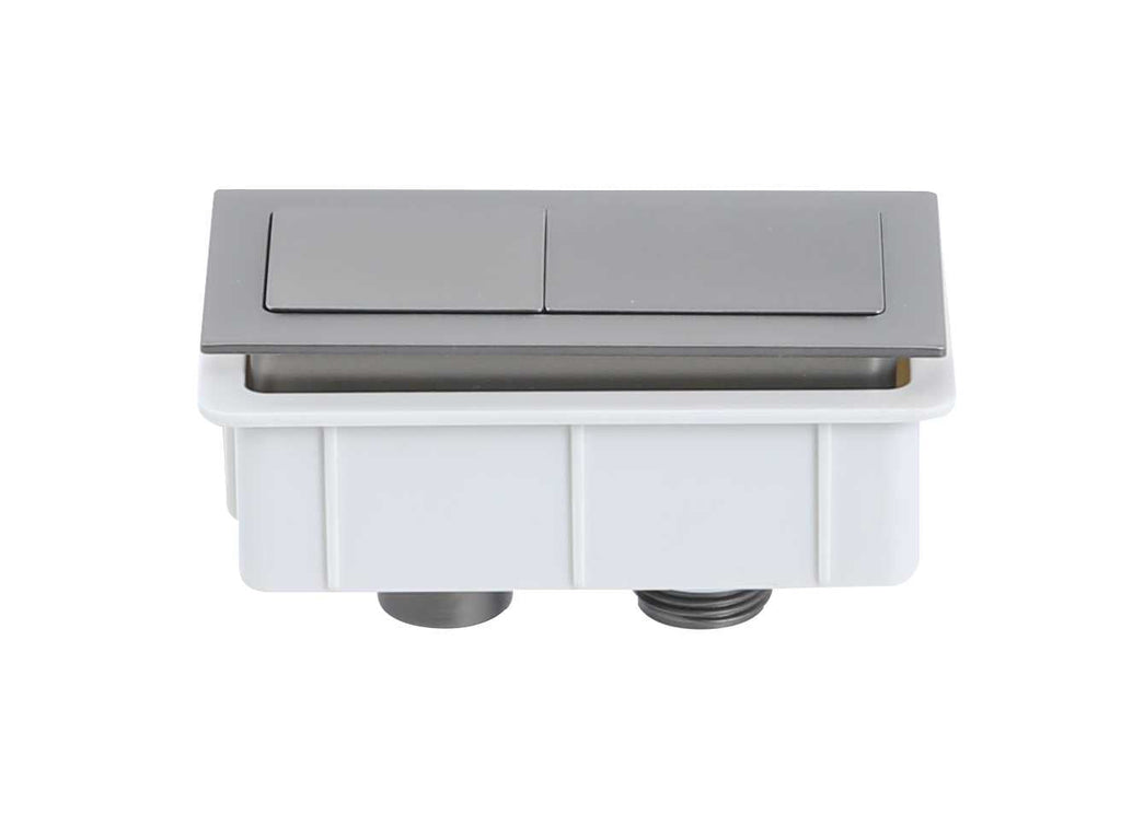 Square Press Button - 7 Colours - Hera BathwareBrushed Nickel