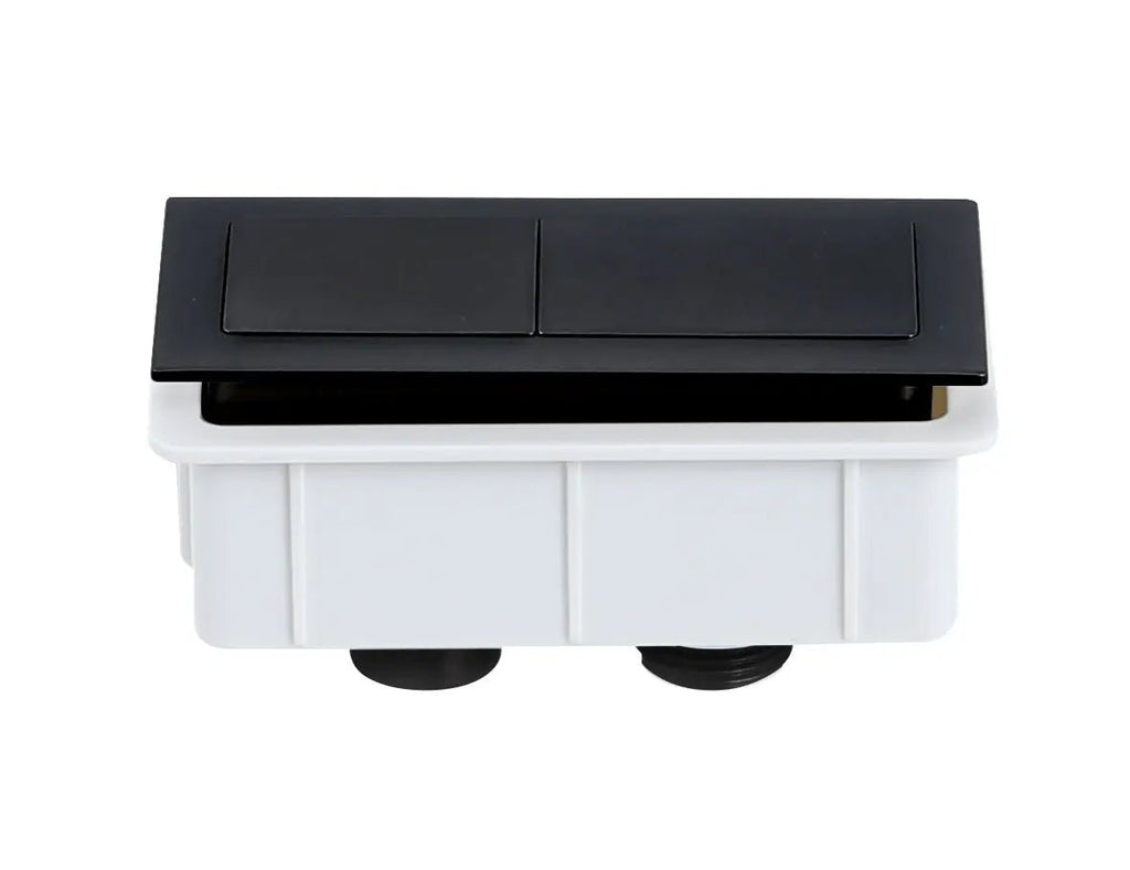 Square Press Button - 7 Colours - Hera BathwareGloss Black
