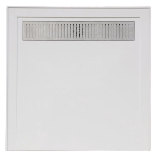 Square Shower Base - SMC with METAL GRATE 900/1200mm - Hera Bathware900*900mm