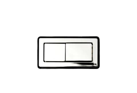 Square Toilet Flush Button - Hera BathwareChrome