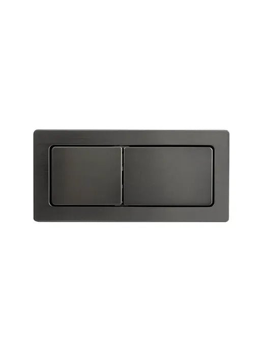 Square Toilet Flush Button - Hera BathwareGun Metal