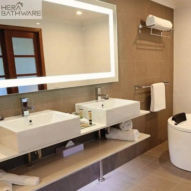 SR759C Premium SR Range Back - Lit Mirror - Hera Bathware