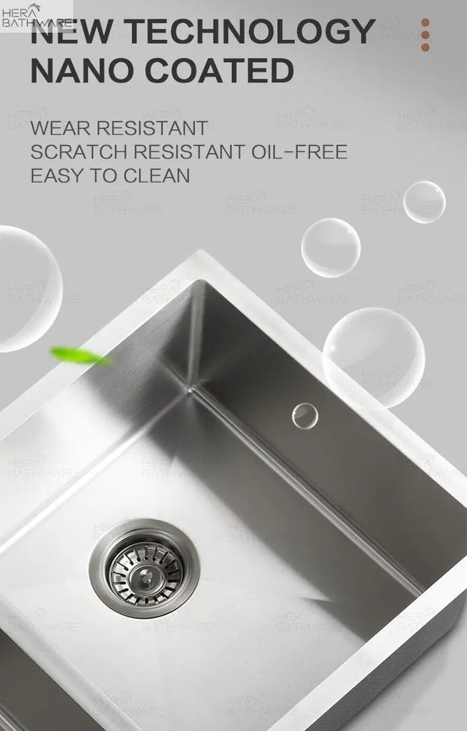 Stainless Steel Kitchen Sink Double Bowls - 750mm - Hera BathwareStainless Steel