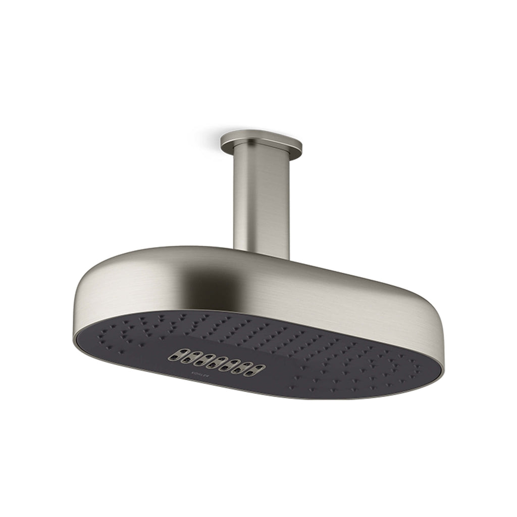 Statement Dual Function Deep Massage Rainhead - Hera Bathware X Kohler 26295T - E - BN | Brushed Nickel