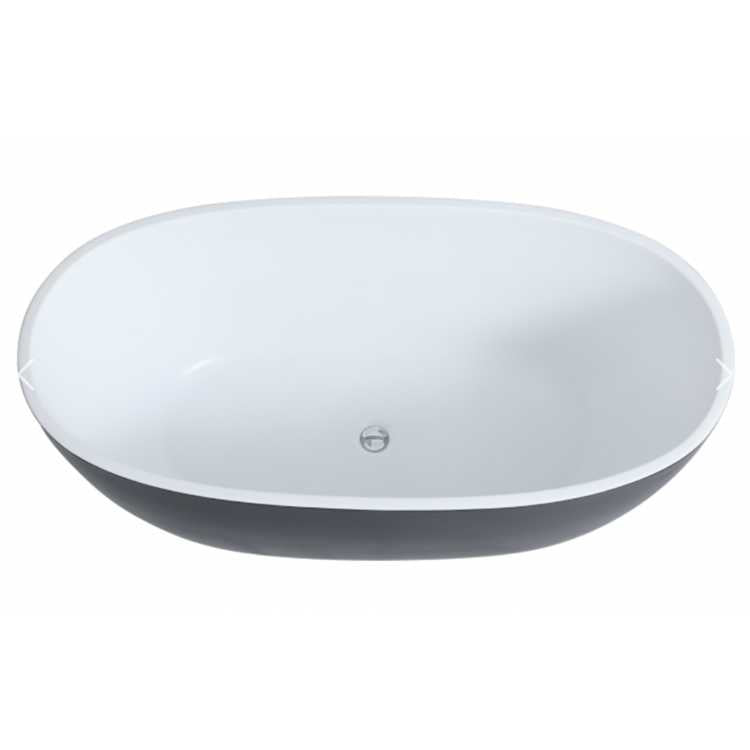 Stella Free Standing Bathtub - Matte Black - Hera BathwareMatte Black1500mm