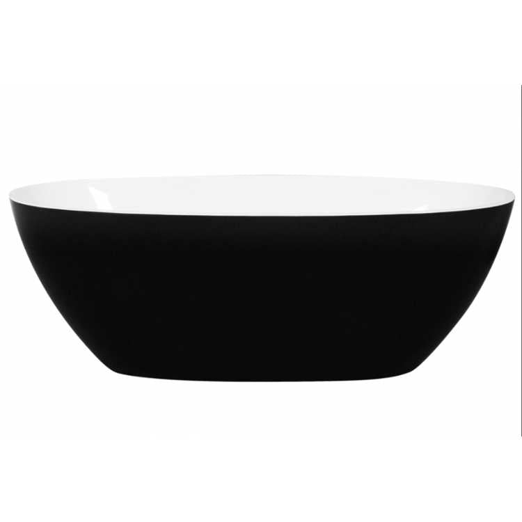 Stella Free Standing Bathtub - Matte Black - Hera BathwareMatte Black1500mm