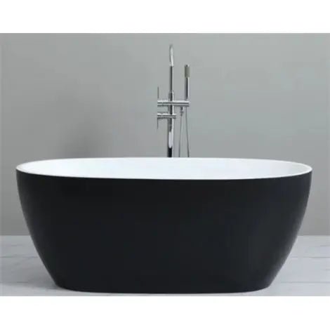 Stella Free Standing Bathtub - Matte Black - Hera BathwareMatte Black1500mm