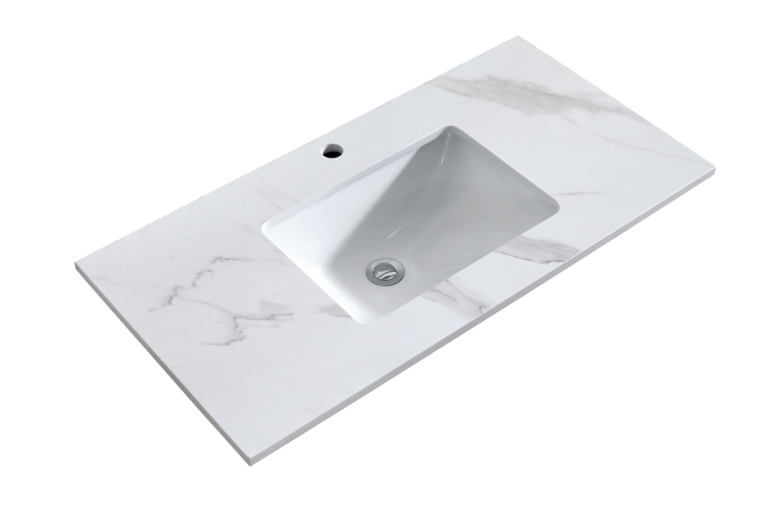 Sunny Ava Stone Top with Undermounted Basin SY26 - Hera Bathware600mm