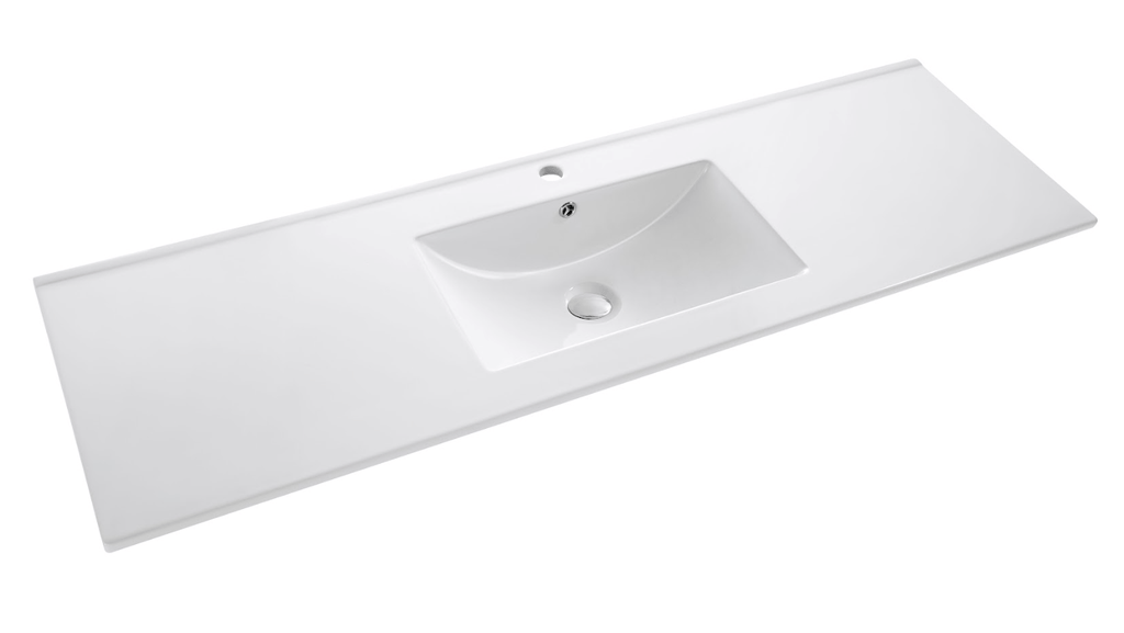 Sunny Ceramic Top With 1 Taphole & Overflow - Hera Bathware1200S