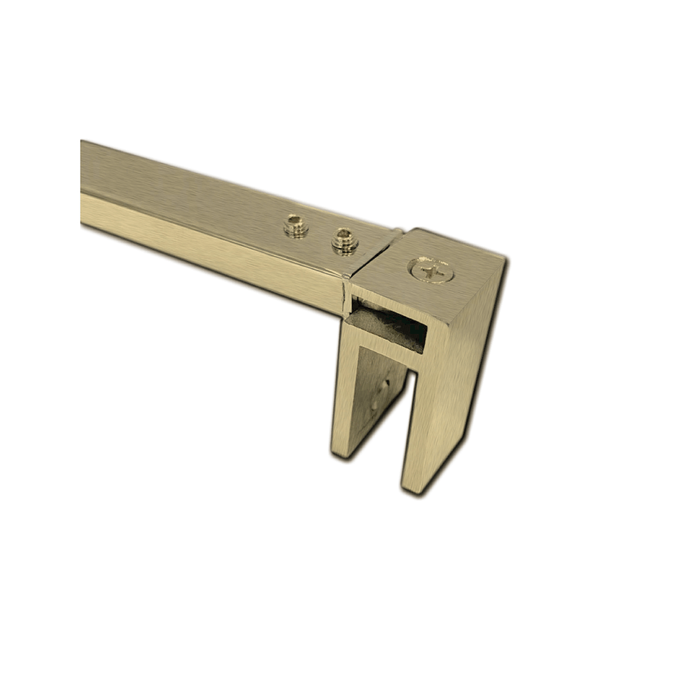 Support Arm - Square | Convex - Hera BathwareBrushed Gold