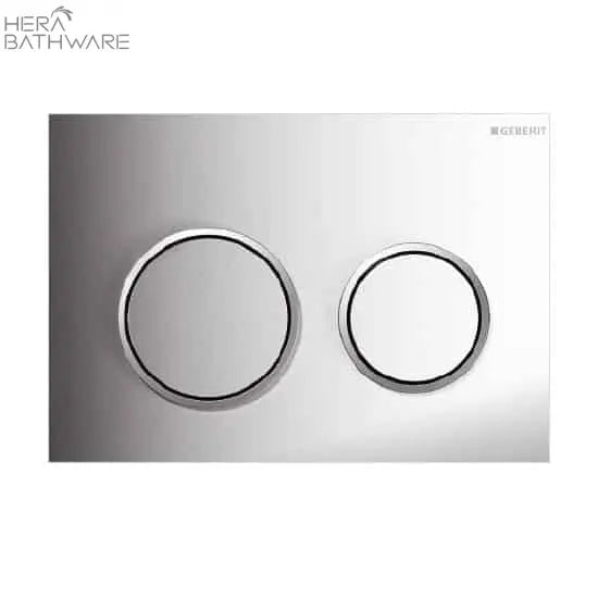 T003D Floor Mount Rimless Pan with Kappa Geberit Cistern - Hera BathwareKappa 21 ChromeGloss White